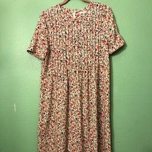 Oversized floral dress